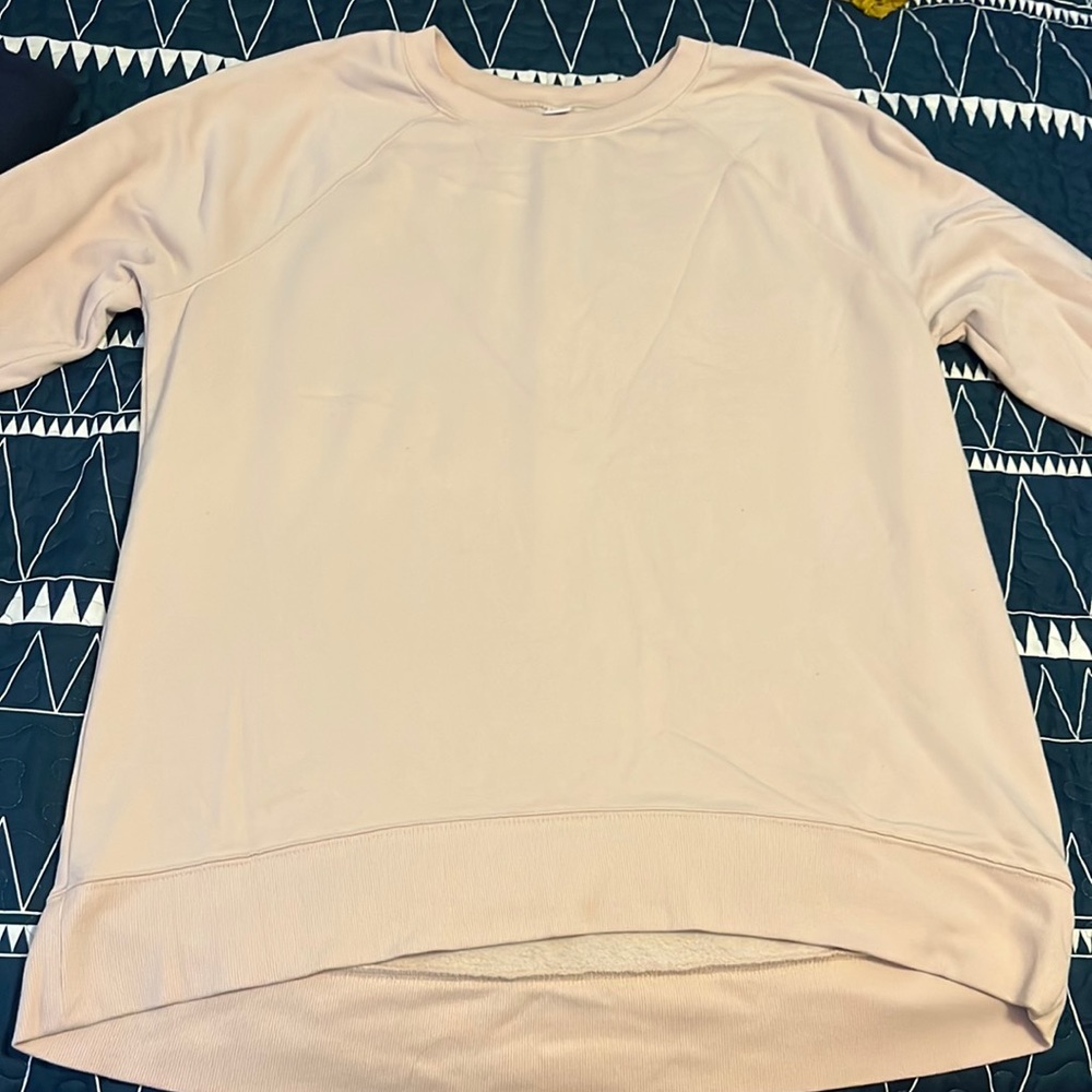 Light pink crew neck